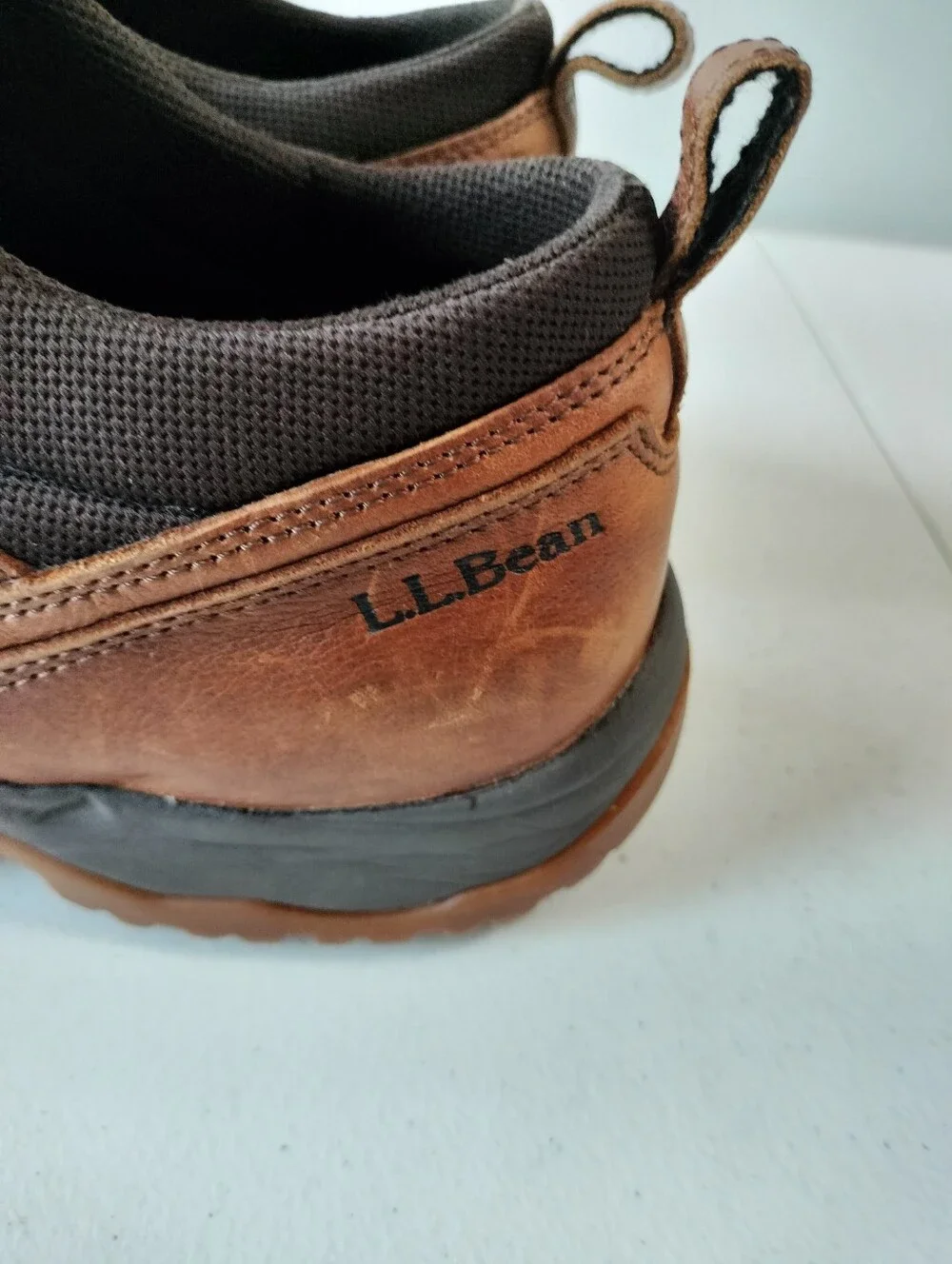 L.L. Bean Storm Chaser 5 Mens Brown Slip-On Duck Ankle Boots 13 All Weather